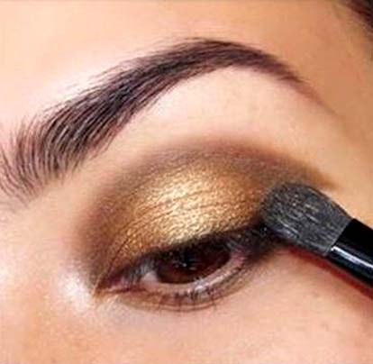 złoto i brąz makijaż23