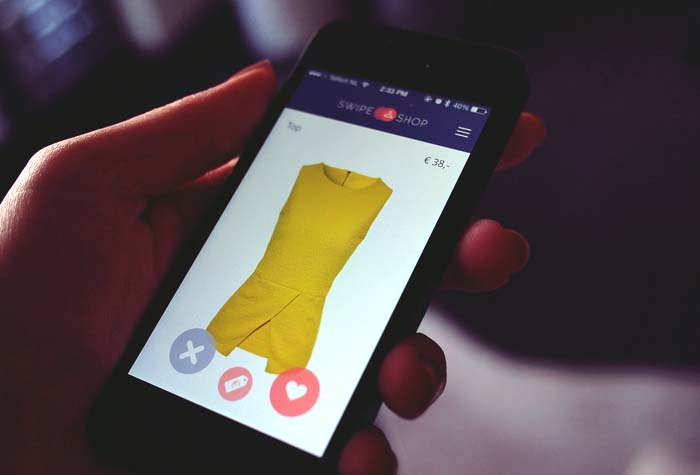 ubrania w Internecie